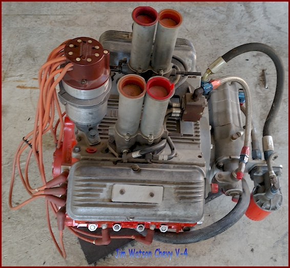 Jim Watson Chevy V-4 Midget racing Engine