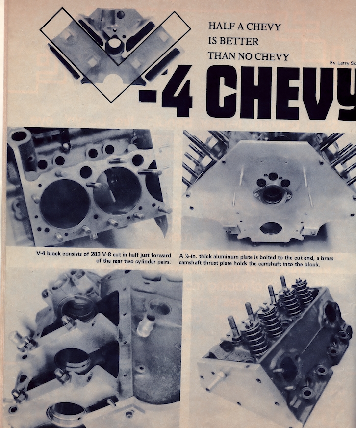 Third page of Super Chevy magazine article on Jim's V-4